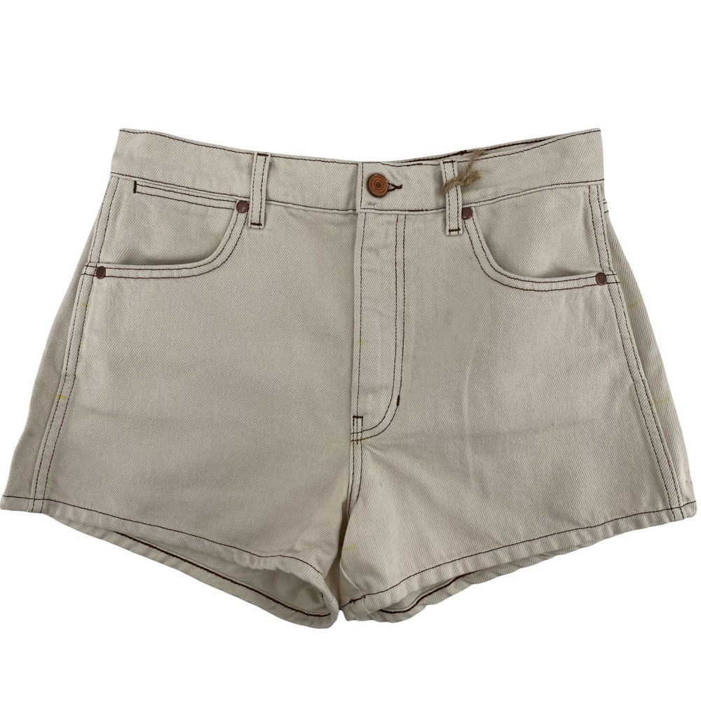 Reformation Women's Jean Short Cowboy High Rise Almond Denim 27